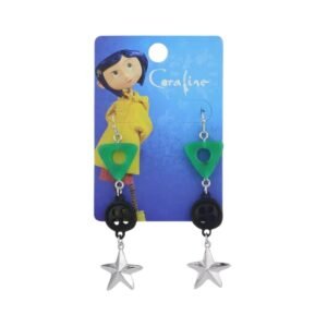 Aretes Coraline Stone Button Star