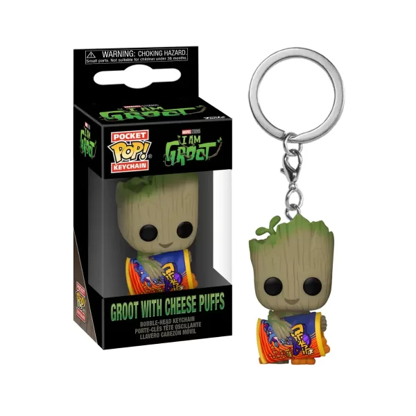 Funko Llavero Groot with Cheese Puffs