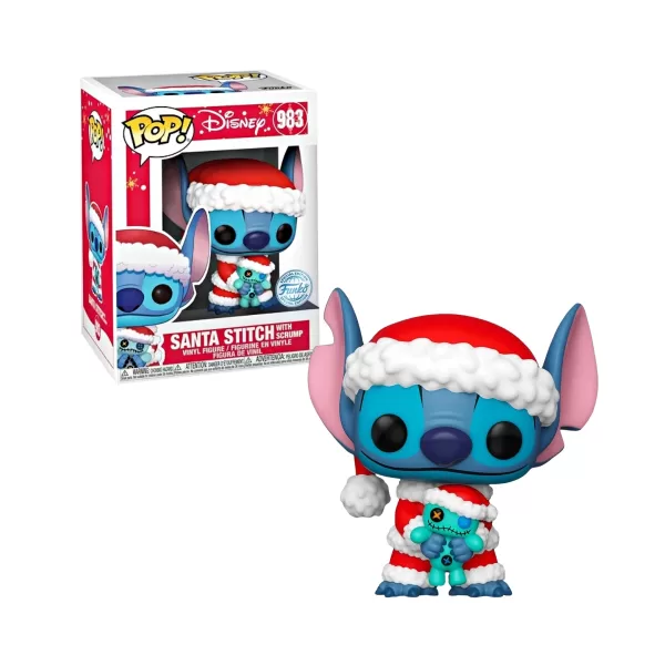 Funko Santa Stitch with Scrump - 983