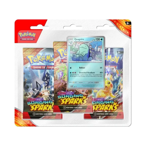 Scarlet & Violet 08 - Surging Sparks Three - Booster Blister - Ingles