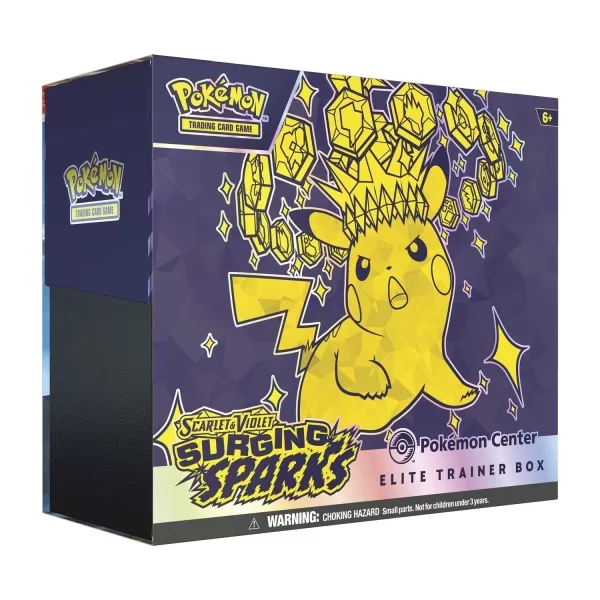 Scarlet & Violet 08 - Surging Sparks Three - Elite Trainer Box - Ingles