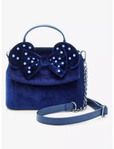 Loungefly Disney Minnie Mouse Velvet Ears Crossbody Bag
