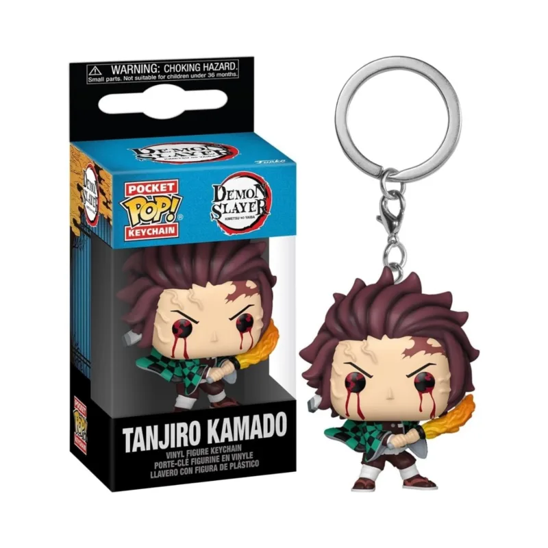 Llavero Funko Pocket Pop! Demon Slayer - Tanjiro Kamado (Respiración Solar)