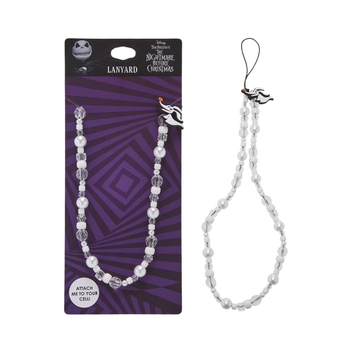 Zero Beaded Phone Charm The Nightmare Before Christmas Disney - 1 Zero Beaded Phone Charm The Nightmare Before Christmas Disney