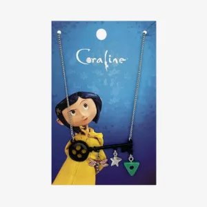 Coraline Key Charms Pendant Necklace
