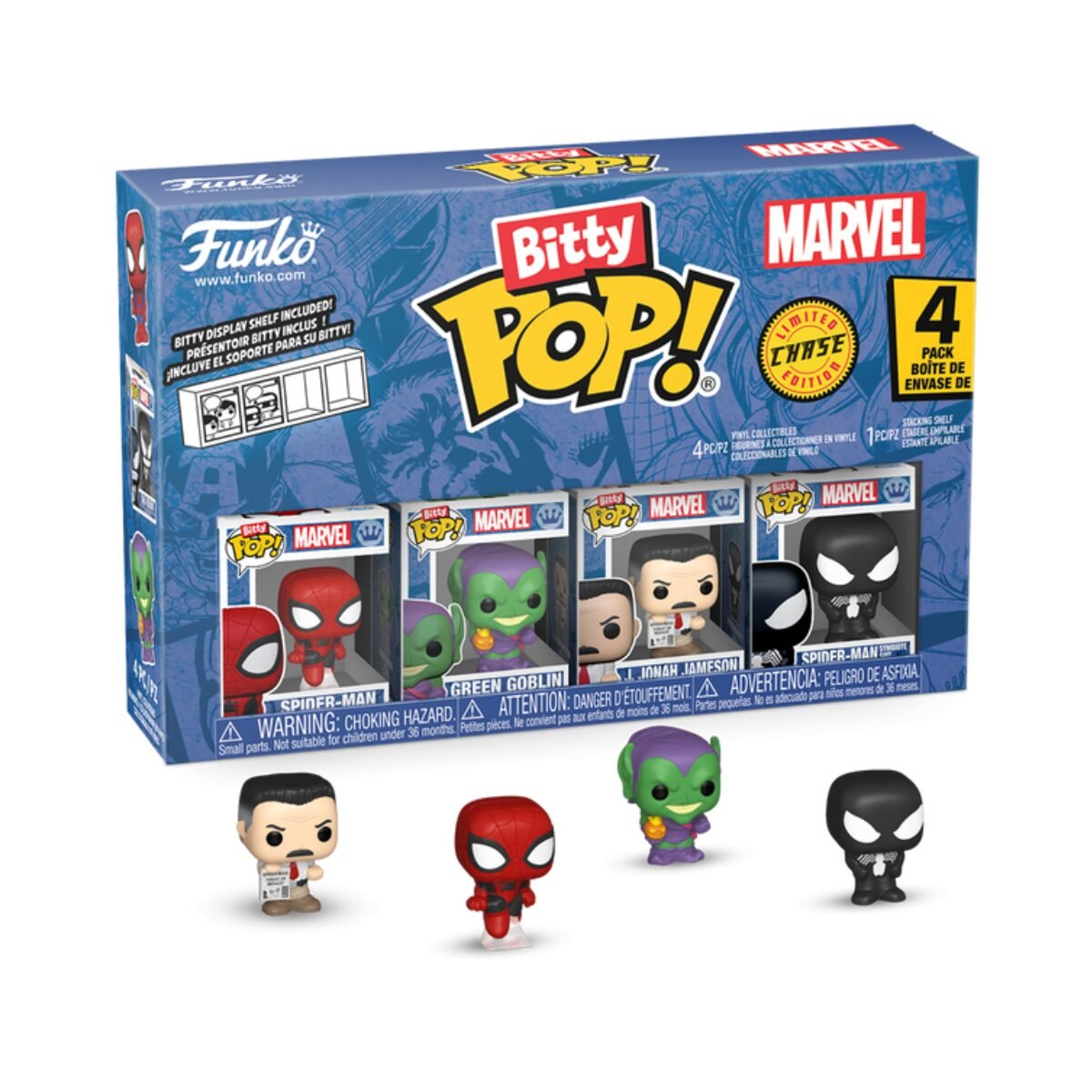 Funko Bitty Green Goblin 4 pack - Spider-Man Marvel (1) Funko Bitty Green Goblin 4 pack - Spider-Man Marvel