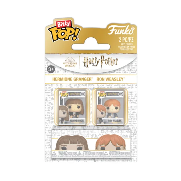Funko Bitty Pop! Hermione Granger y Ron Weasley - 2 pack - Harry Potter