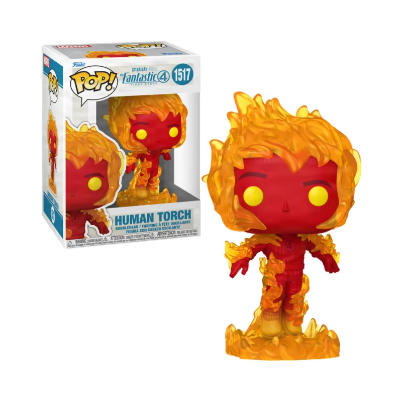 Funko Pop! Human Torch - 1517 - Fantastic Four: First Steps - Marvel