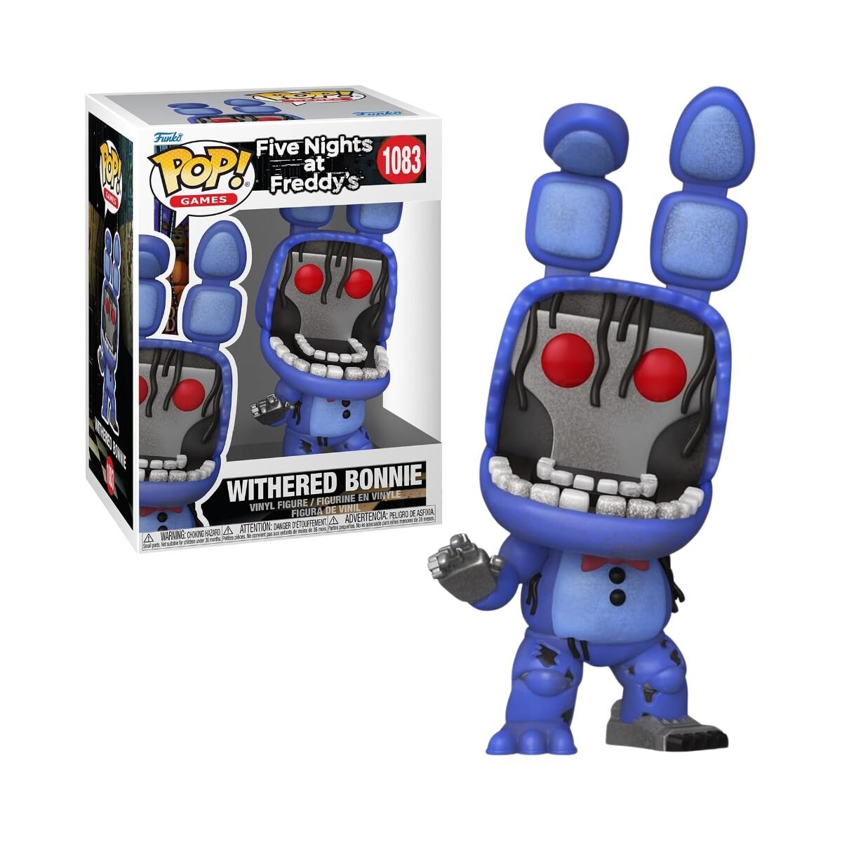 Funko Pop! Withered Bonnie - 1083 - FNAF (1) Funko Pop! Withered Bonnie - 1083 - FNAF