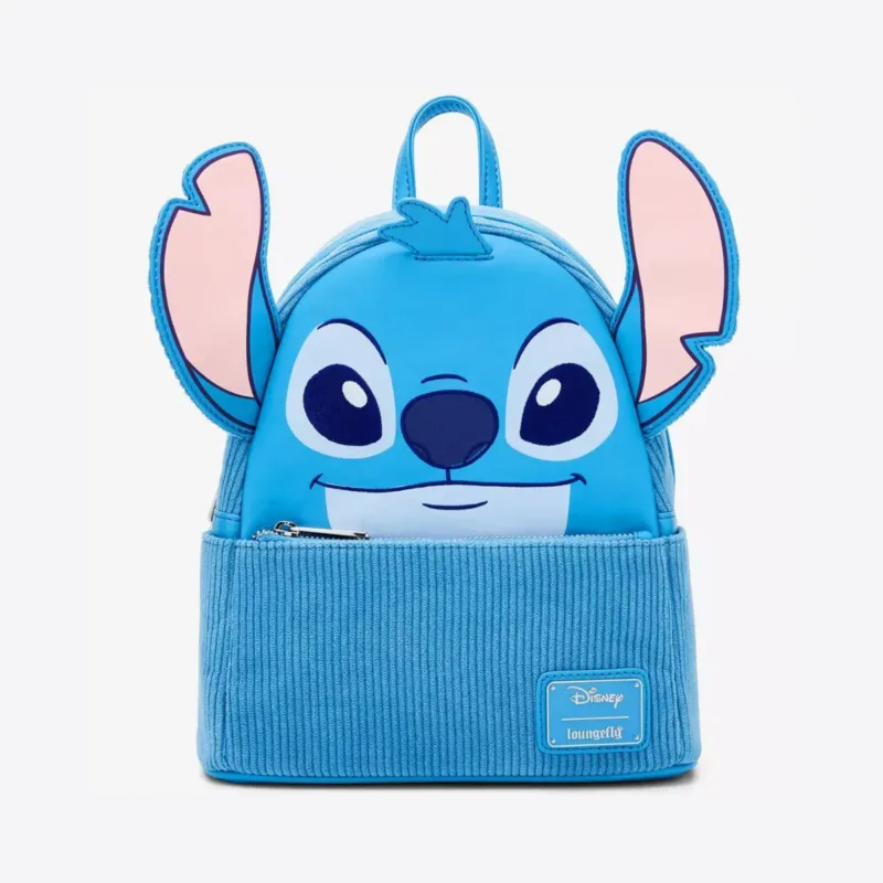 Loungefly Figural Stitch Corduroy Mini BackPack - Disney Lilo & Stitch
