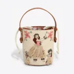 Loungefly Hula Group Floral Bucket CrossBody Bag