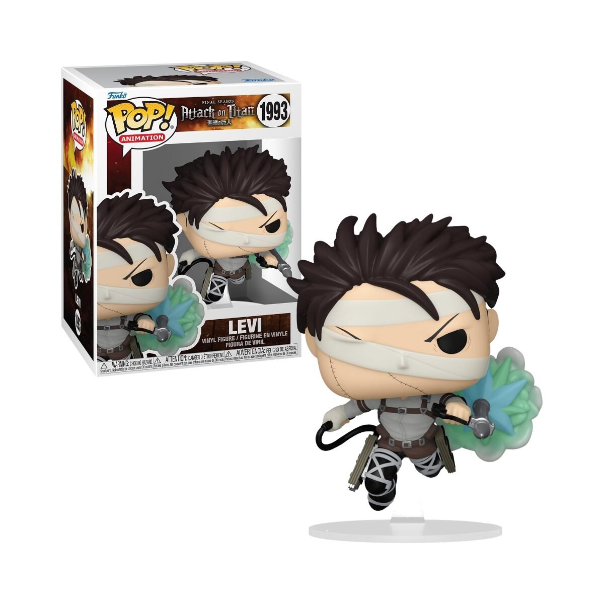 Funko Pop! Levi - 1993 - Attack on Titan (1) Funko Pop! Levi - 1993 - Attack on Titan