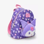 Kuromi Hearts Plush Face Mini Backpack Loungefly Sanrio - Imagen 2