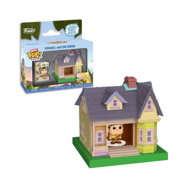 Funko Bitty Pop! Towns Russell and The House - Up: Una Aventura de Altura