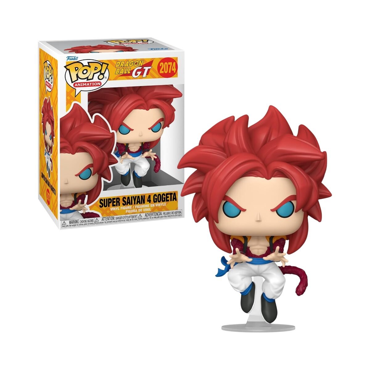 Funko Pop! Super Saiyan 4 Gogeta - 2074 - Dragon Ball GT (1) Funko Pop! Super Saiyan 4 Gogeta - 2074 - Dragon Ball GT