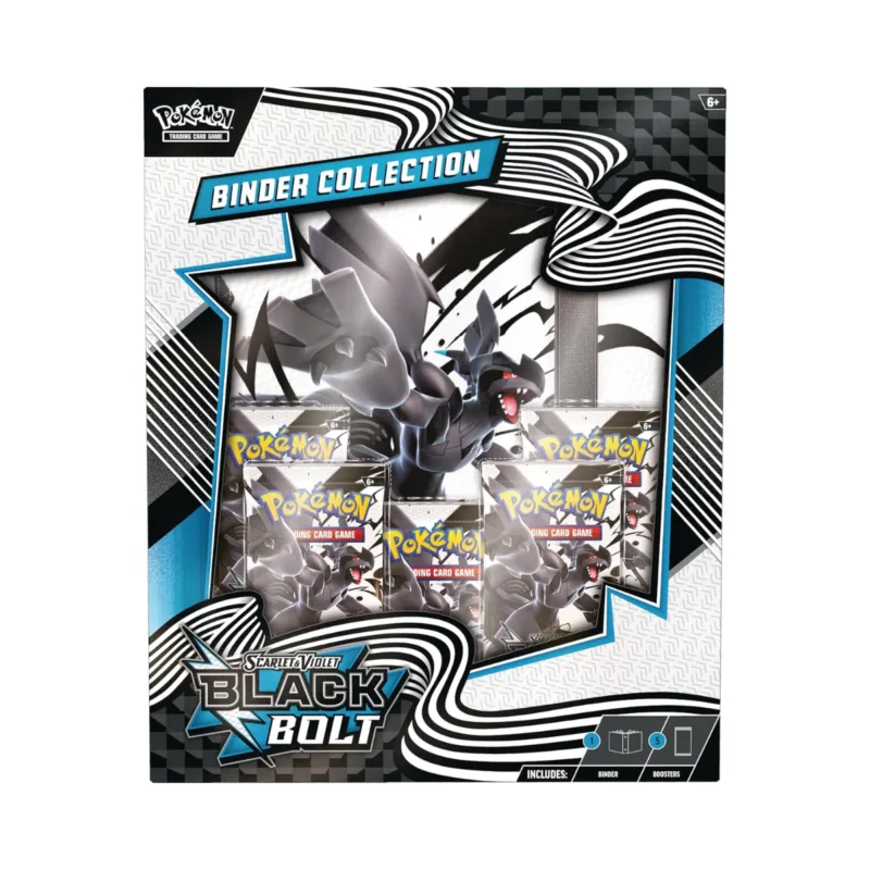 Black Bolt Binder Display Ingles - Scarlet & Violet - Pokemon TCG