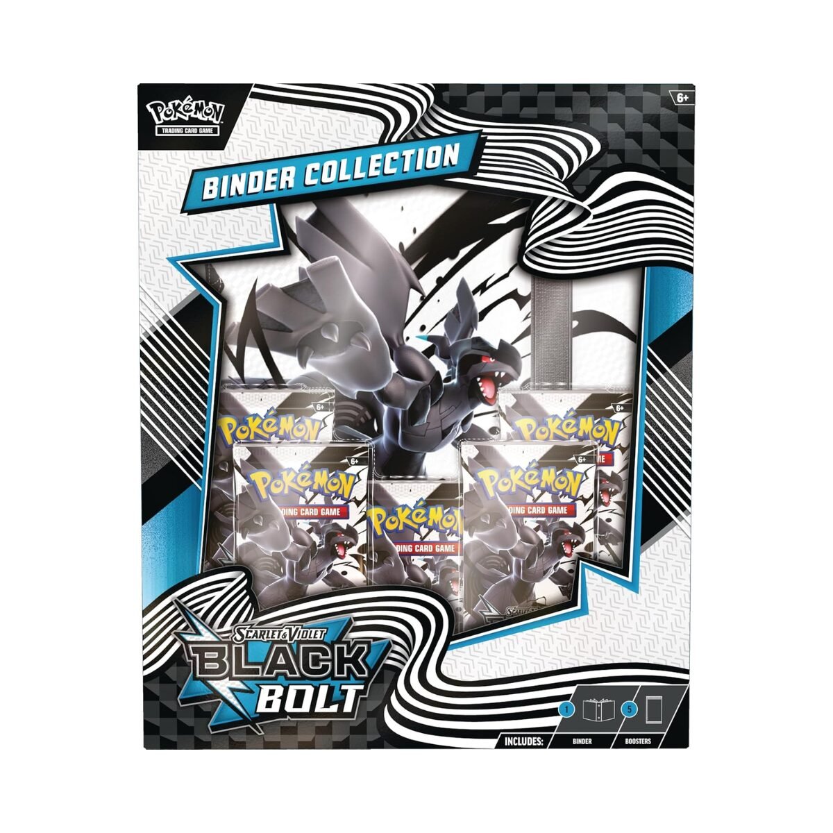 Black Bolt Binder Display Ingles - Scarlet & Violet - Pokemon TCG