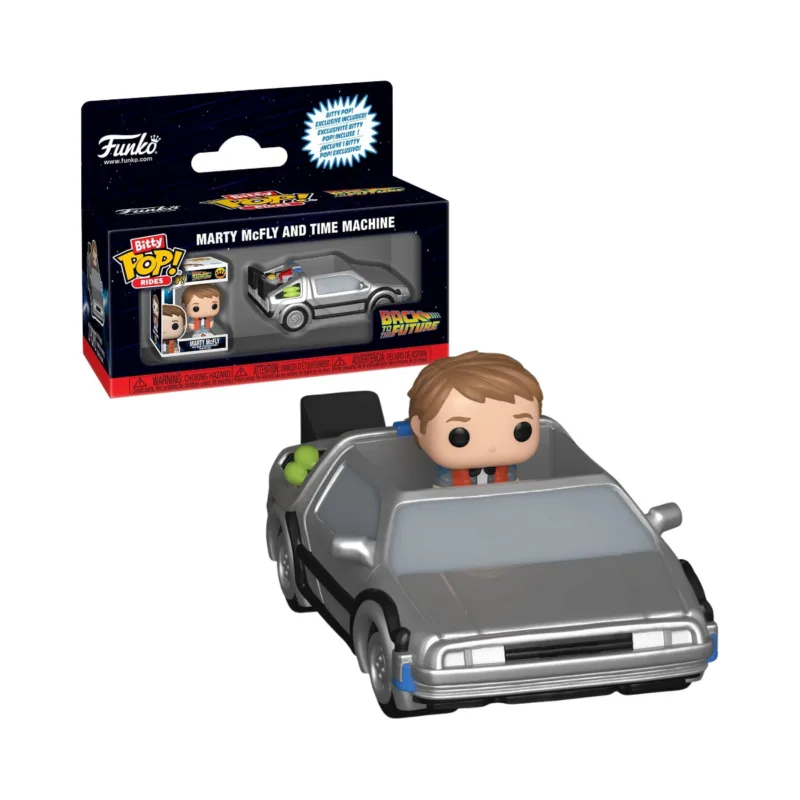 Funko Pop! Rides Marty Mcfly and Time Machine - Back to The Future