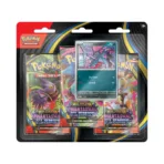 Mega Evolution Phantasmal Flames - 3 Pack Blister En Ingles - Pokemon TCG - Imagen 3