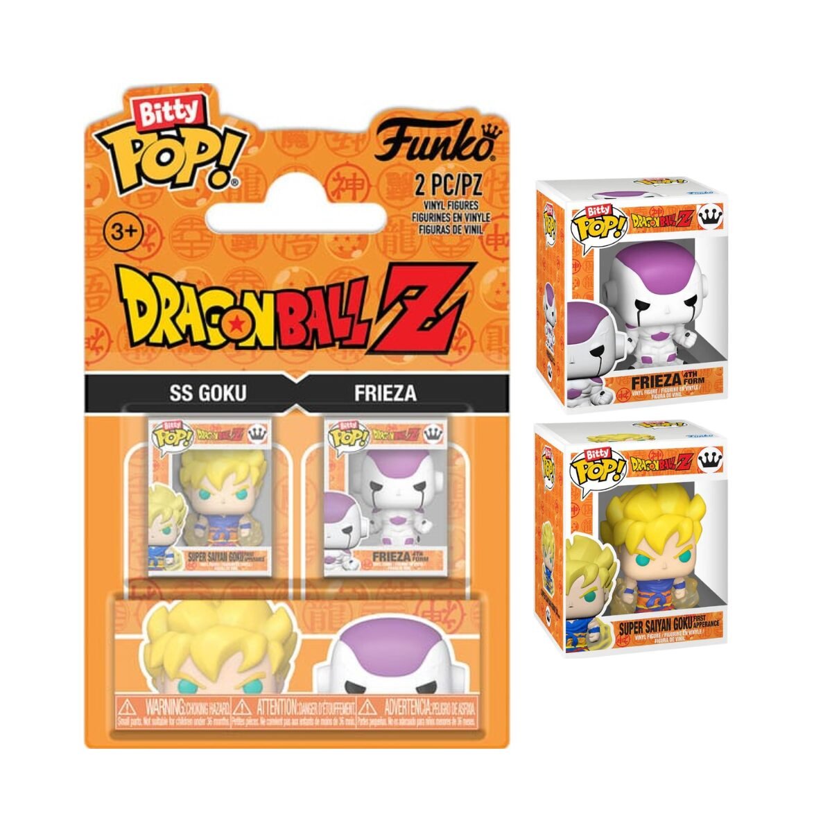 Funko Bitty Pop! Goku & Frieza - 2 pack - Dragon Ball Z Funko Bitty Pop! Goku & Frieza - 2 pack - Dragon Ball Z