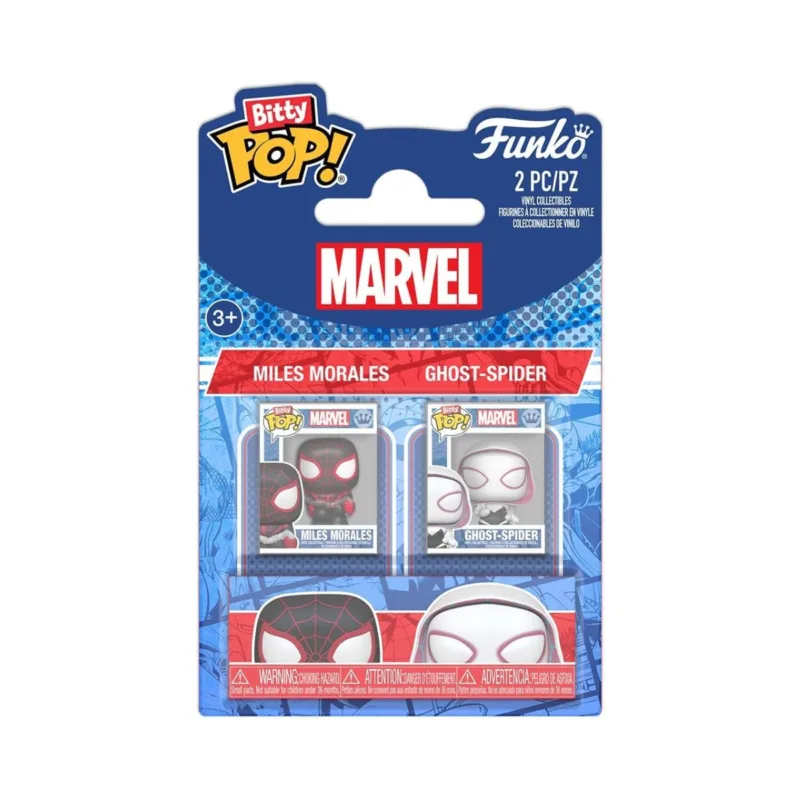 Funko Pop! Bitty Miles Morales y Spder Gwen 2 Pack - Marvel Spider-Man