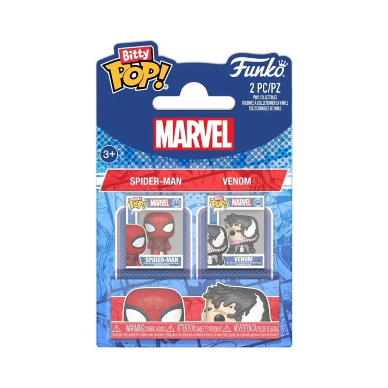 Funko Pop! Bitty Spider-Man y Venom 2 Pack - Marvel Spider-Man