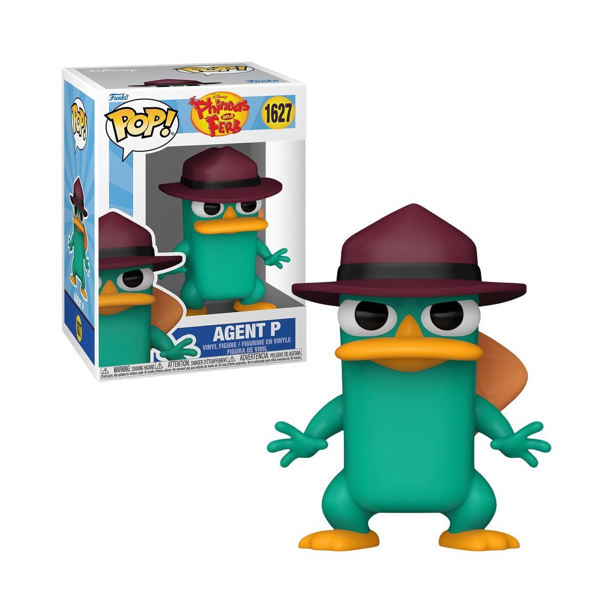 Funko Pop! Agente Perry - 1627 - Disney_ Phineas y Ferb (1) Funko Pop! Agente Perry - 1627 - Disney: Phineas y Ferb