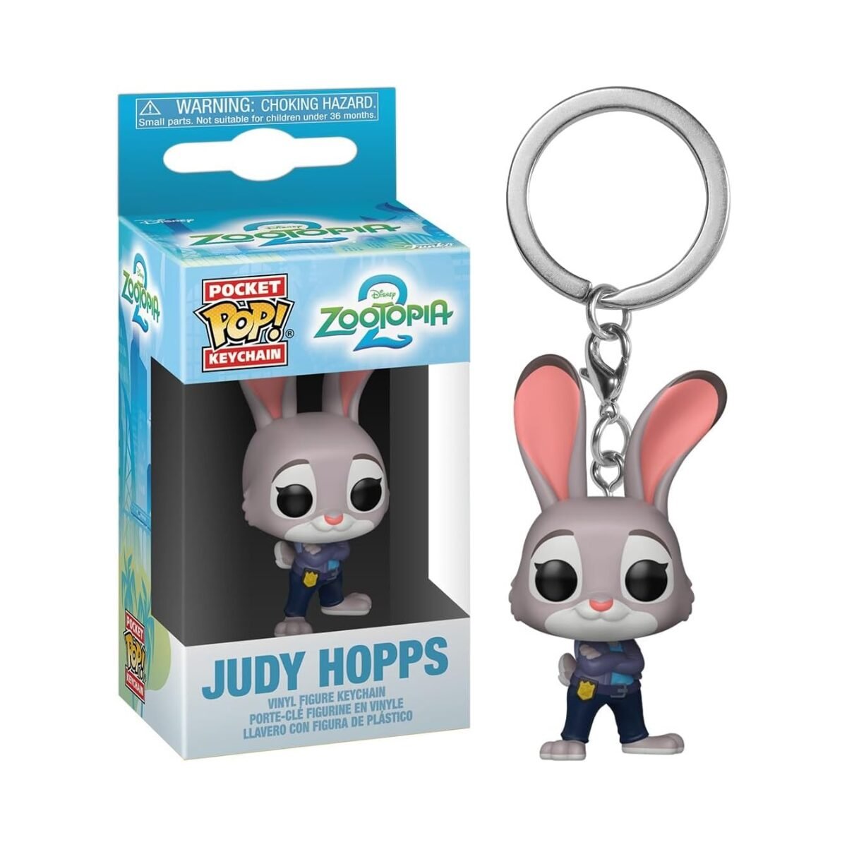 Funko Pop! Keychain_ Judy Hopps Llavero - Disney_ Zootopia 2 (1) Funko Pop! Keychain: Judy Hopps Llavero - Disney: Zootopia 2