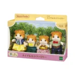 Epoch Sylvanian Families FS-30 Maple Cat Family - Ternurines Familia Gato Arce - Epoch, Sylvanian Families, Muñecas