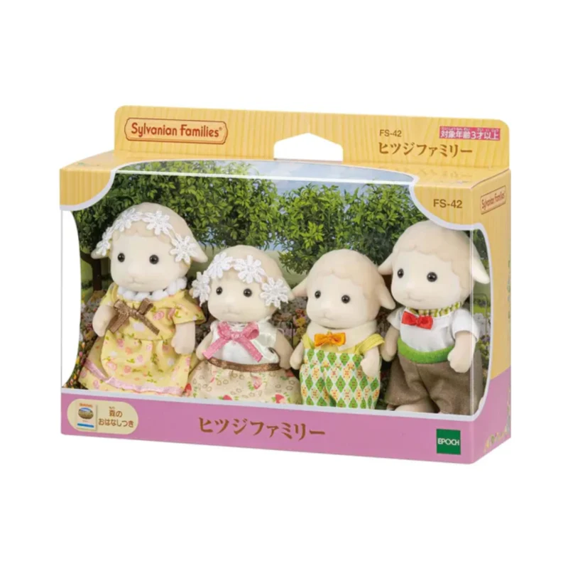 Epoch Sylvanian Families FS-42 Sheep Family Doll - Ternurines Familia de Ovejas