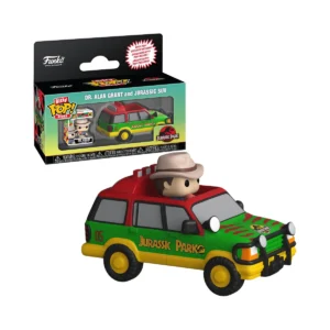 Funko Pop! Bitty Ride: Dr. Alan Grant and Jurassic SUV - Jurassic Park