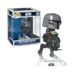 Funko Pop! Rides Deluxe: The Mandalorian with Grogu in Imperial Remnant AT-RT - 837 - Star Wars: Mandalorian & Grogu