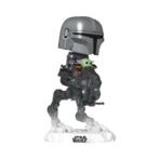 Funko Pop! Rides Deluxe: The Mandalorian with Grogu in Imperial Remnant AT-RT - 837 - Star Wars: Mandalorian & Grogu - Imagen 3