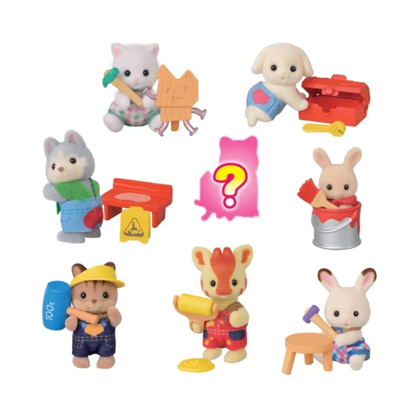 Sylvanian Families Doll Baby Collection B13 - EPOCH - Pieza al azar Serie del Bosque de Hadas del bebé