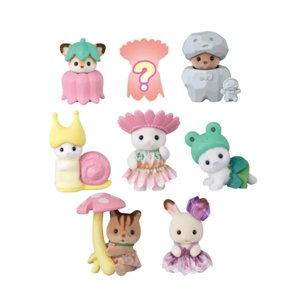 Sylvanian Families Doll Baby Collection B14 - EPOCH - Pieza al azar Serie del Bosque de Hadas del bebé