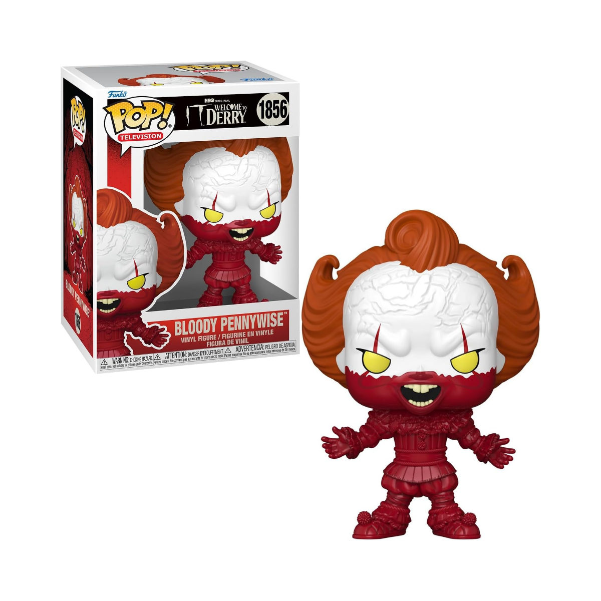 Funko Pop! Blood Pennywise - 1856 - IT - Welcome to Derry Funko Pop! Blood Pennywise - 1856 - IT - Welcome to Derry