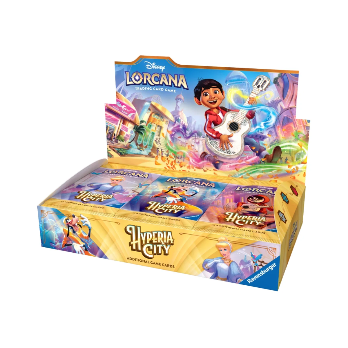 Lorcana_ Set 14_ Hyperia City - Booster Display - Inglés Lorcana: Set 14: Hyperia City - Booster Display - Inglés